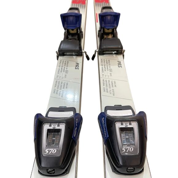 Elan FAS 195cm Skis w/ Salomon 570 Bindings – Vintage Racing Setup - Picture 6 of 16